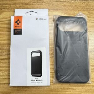 Spigen Google Pixel 9 / Pro [Rugged‎ Armor] Phone Case Matte Black ACS07685